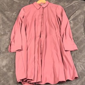 Shirt dress with tags